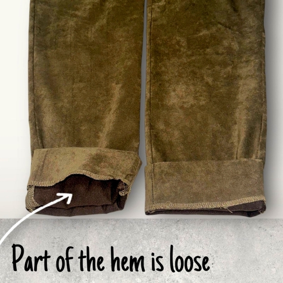 Kobi Halperin Women's Ankle- Length Trousers Size M Brown Stretchy and Velvety. - Picture 9 of 9